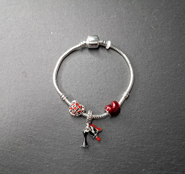 PULSERAS CADENA DE SERPIENTE CON CHARMS