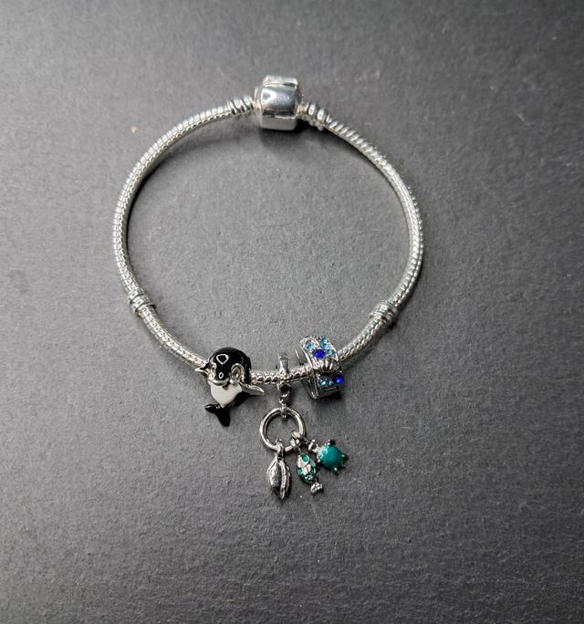 PULSERAS CADENA DE SERPIENTE CON CHARMS