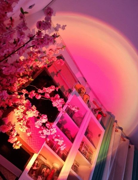 Luz de puesta de sol RGB 16 COLORES