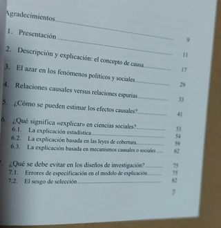 lógica explicación en ciencias sociales