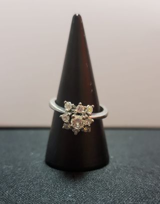 Anillo diamantes