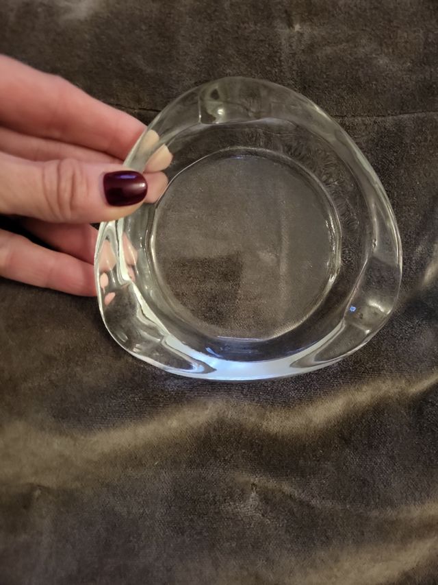 Coppia posacenere in vetro