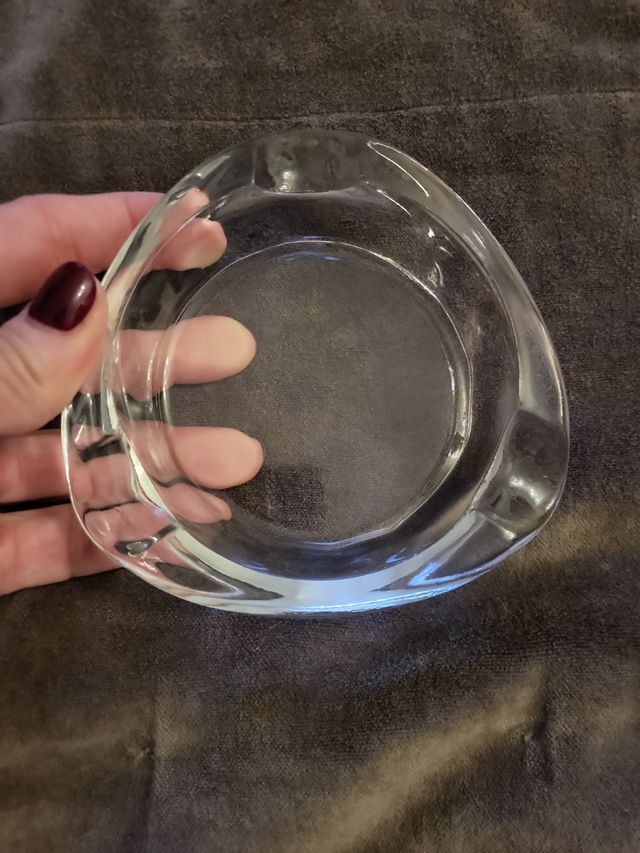 Coppia posacenere in vetro