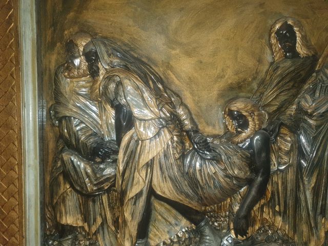 Quadro scultura in legno