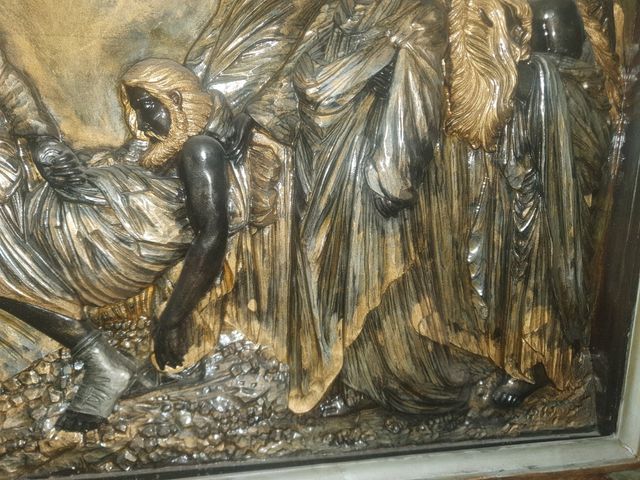 Quadro scultura in legno