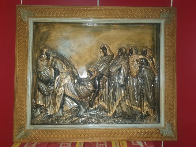 Quadro scultura in legno