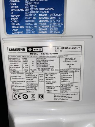 Ventilador nevera Samsung RB30J3000WW