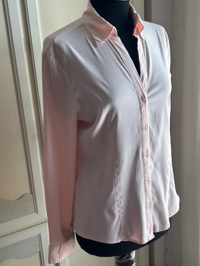 Camicia donna rosa taglia L