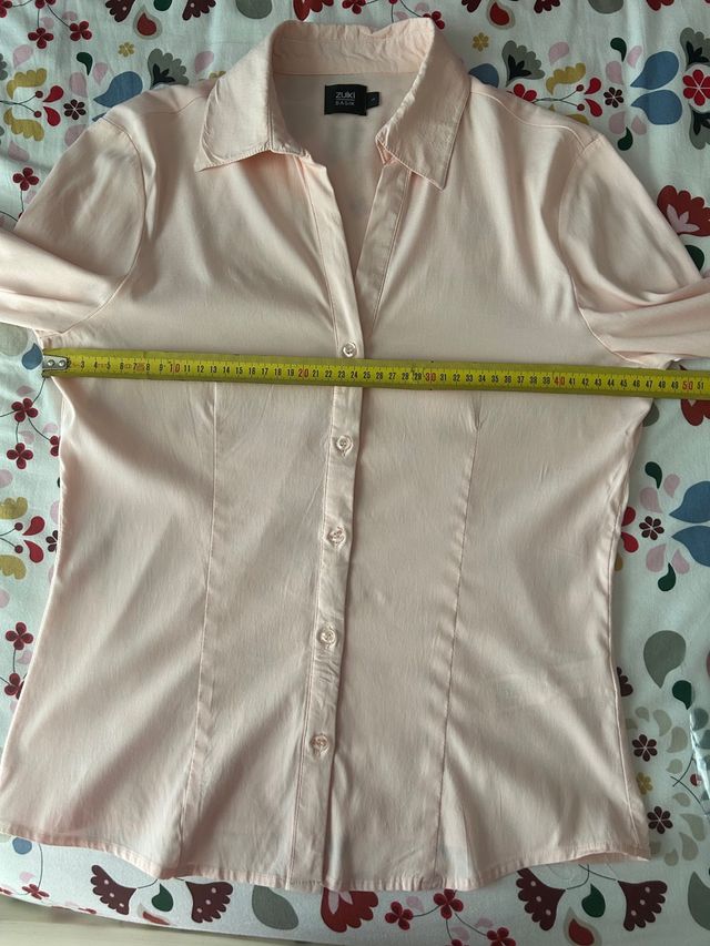 Camicia donna rosa taglia L