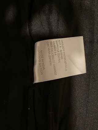 Chaqueta acolchada étnica de India