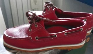 Zapatos Timberland rojos