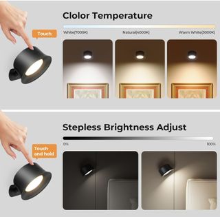 Lámpara LED inalámbrica de pared