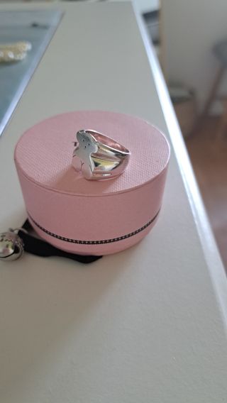Anillo Tous de plata.
