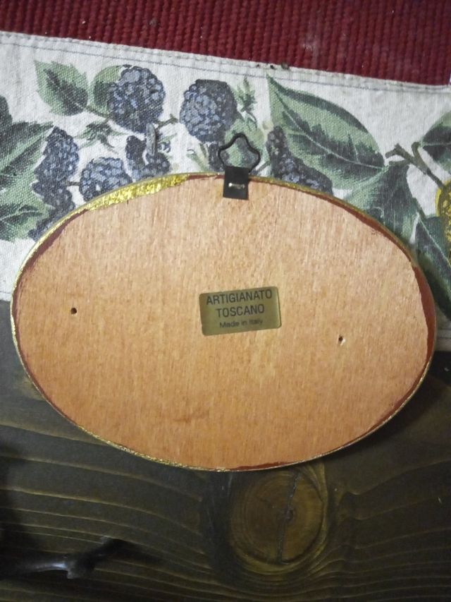 Quadro con angeli con piedistallo