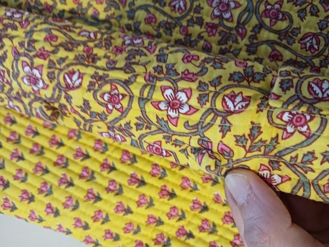 Chaleco estampado de algodon