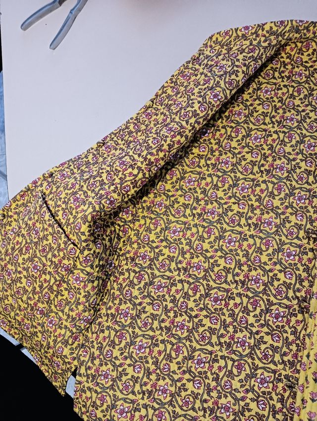 Chaleco estampado de algodon