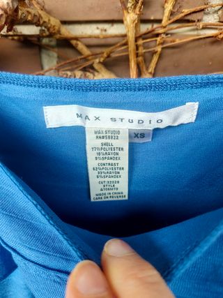 Conjunto azul volantes Max Studio