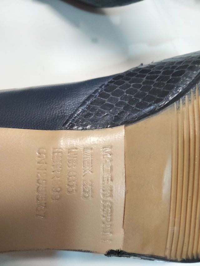 Zapatos mujer Cortefiel (azul marino)