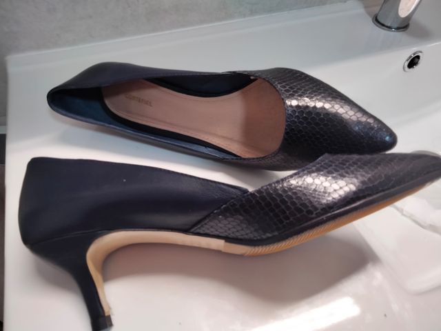 Zapatos mujer Cortefiel (azul marino)