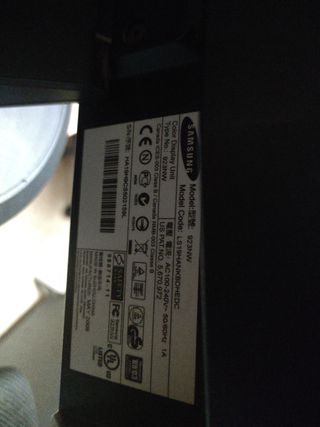 Pantalla ordenador antigua