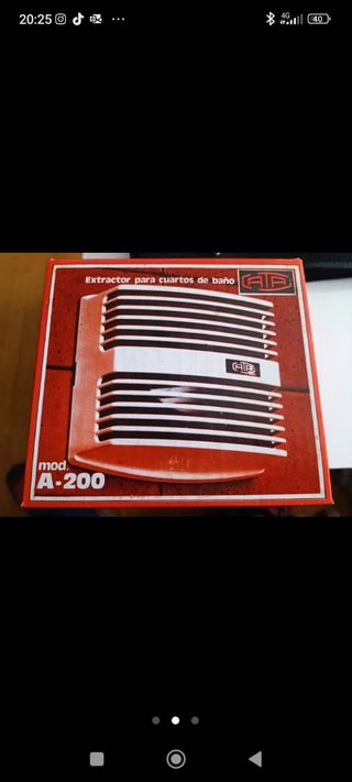 Extractor baño cata nuevo