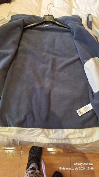 Cazadora impermeable con polar tribord