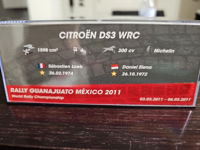 CITROEN DS3 WRC 1/43