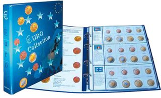 album monete +4 PAGINE 12 paesi fondatori EURO