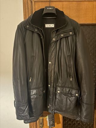 Giubbotto in pelle invernale