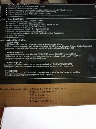 PROYECTOR LED