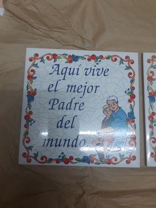 Azulejos pintados.