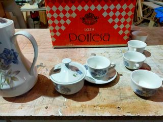 Juego café loza pontesa
