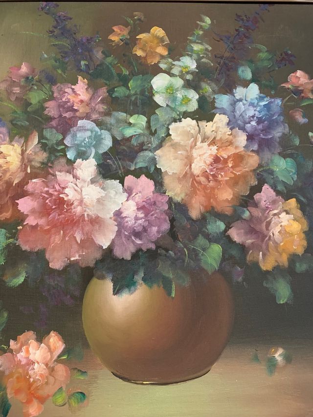 Cuadro al óleo de J. Justin