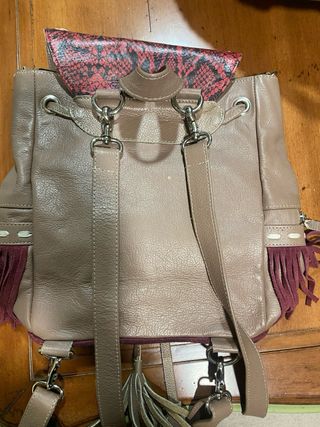 Mochila Boho flecos Piticuiti