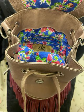 Mochila Boho flecos Piticuiti