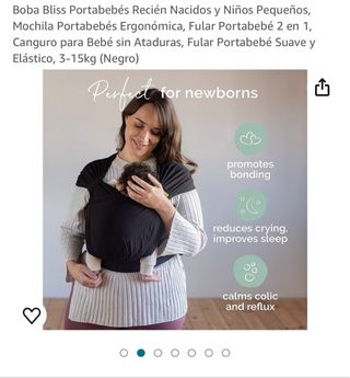 Mochila ergonomica boba