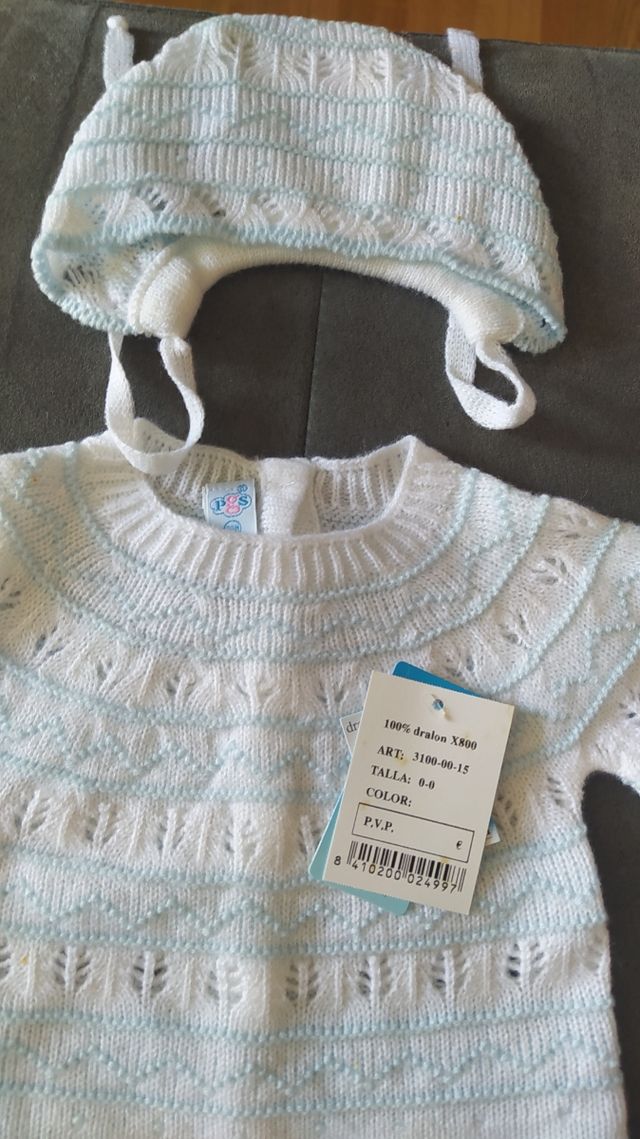 Conjunto bebé Pangasa talla 0