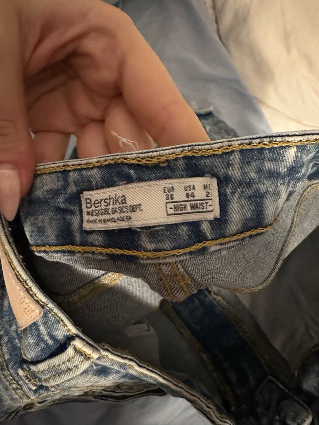 pantalon corto tejano