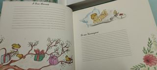 Foto Album in pelle rosa e dorato