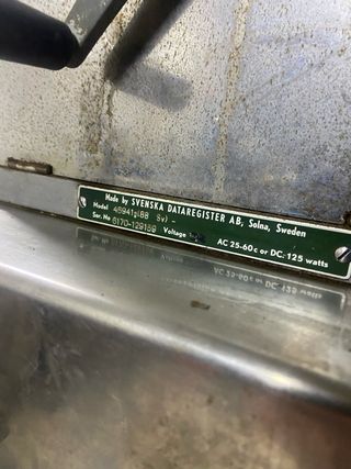 Maquina registradora SWEDA