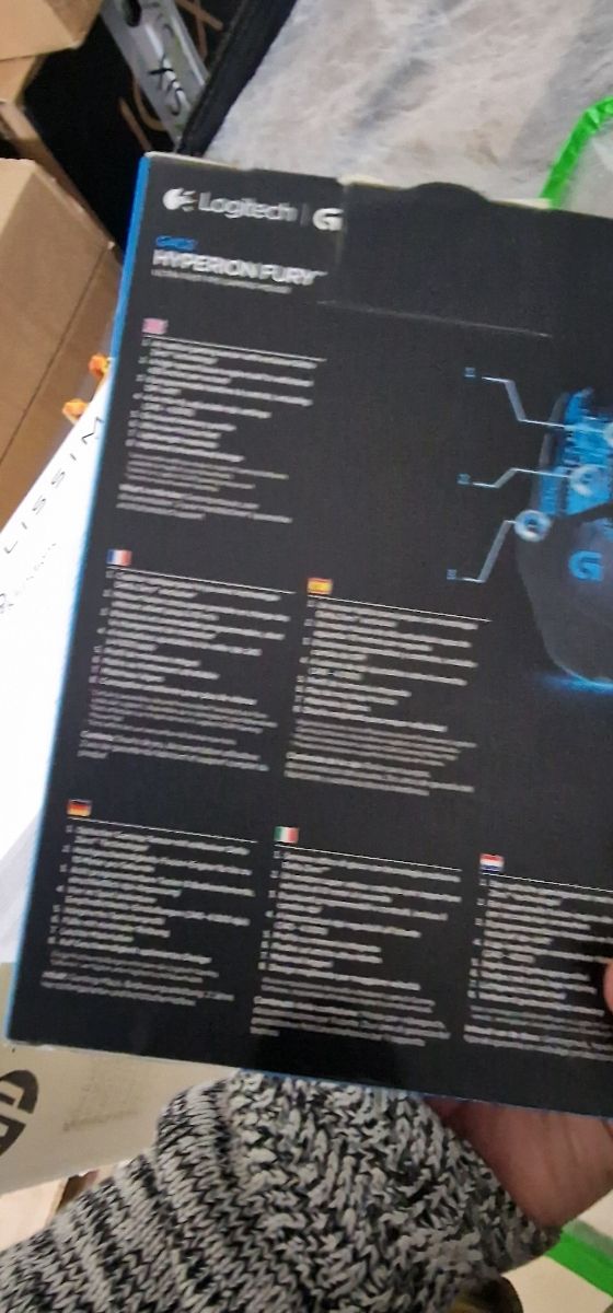 Logitech G402 Hyperion Fury Ratón USB