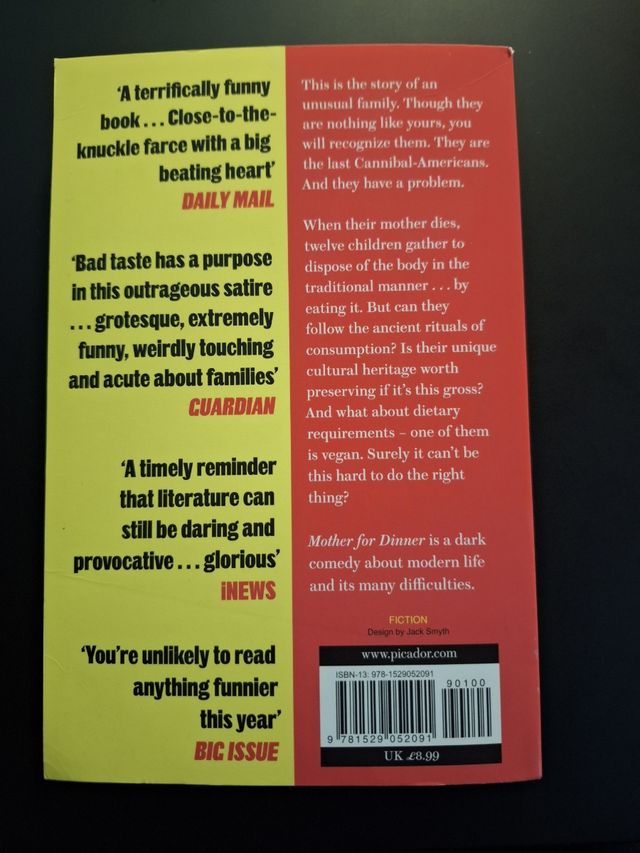 Livro Mother for Dinner.