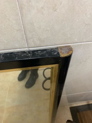 Espejo y mueble entrada