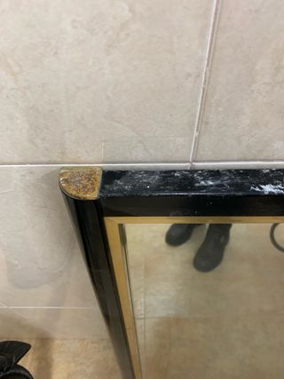 Espejo y mueble entrada
