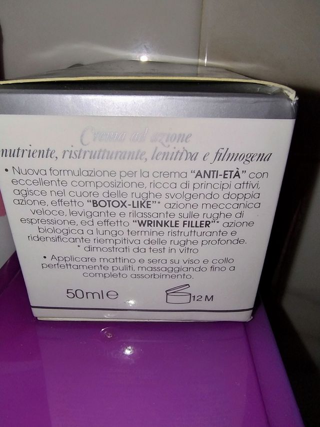 Crema viso antirughe