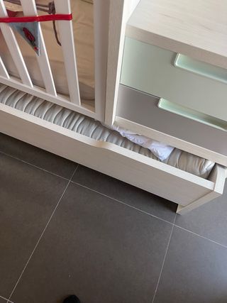 cuna infantil transformable