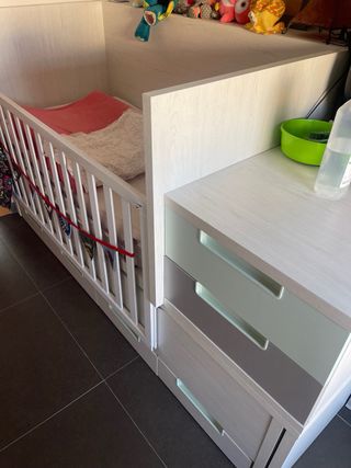 cuna infantil transformable