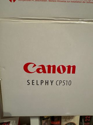 Impresora canon selphy cp510 y papel HP