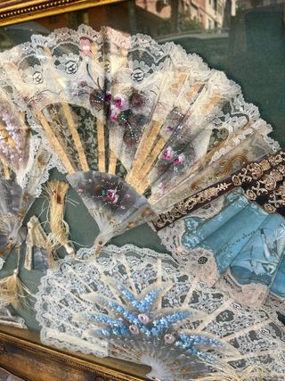 Cuadro de 8 abanicos