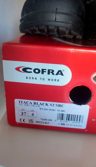 Zapatos de Seguridad Cofra 37 impecables